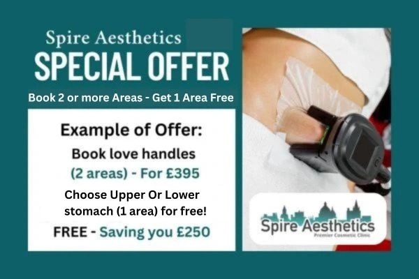 Fat Freezing Promotion Small Heath from Spire Aesthetics - Book Today!